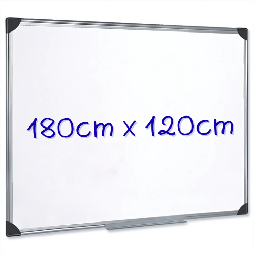 Magnetic Whiteboard Aluminium Trim 1800 x 1200mm 5 Star Additional Image 4