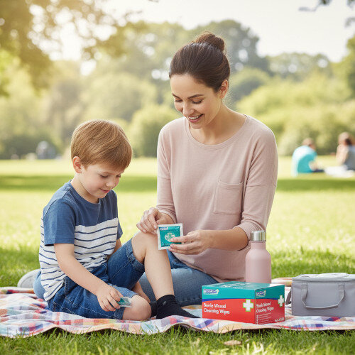 Alcohol-Free Sterile Wound Cleansing Wipes – Box of 100 | Astroplast 1601002