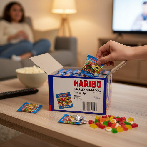 Haribo Starmix Small Bags Jelly Sweets (Pack of 100) 72443