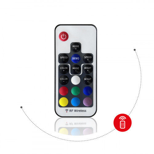 LED Remote Control For HUZARO HERO 2.5 RGB LED GAMING DESK - LED Lighting - Headphone & Cup Holders - Cable Ports