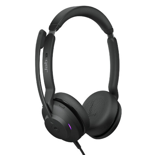 Jabra Evolve2 30 MS Stereo Computer Headset, Headband, Suitable for