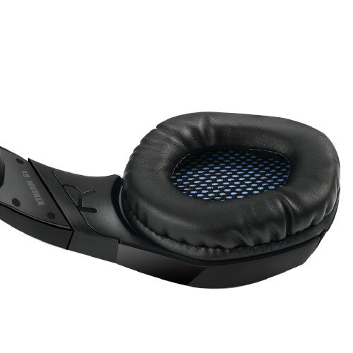 Adesso Stereo Gaming Headphone/Headset with Microphone, Headset, Head-band, Gaming, Black, Blue, Binaural, Rotary at HuntOffice.ie