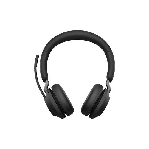 Jabra Evolve2 65 UC Wireless Over-the-head Stereo Headset - Supra-aural - Bluetooth - Noise Cancelling Microphone - Black at HuntOffice.ie