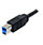 StarTech 3m Black SuperSpeed USB 3.0 Cable A to B M/M 1 x Type A Male USB 1 x Type B Male USB Black Additional Image 1