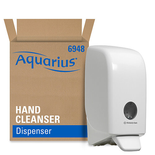 Kimberly-Clark Aquarius Hand Foam Cleanser Dispenser Capacity 1L White 6948
