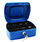 Q-Connect Blue 8 Inch Cash Box
