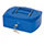 Q-Connect Compact 8 Inch Key Lock Cash Box Blue 8 Coin Compartments