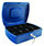 Q- Connect Blue Cash Box 10 Inch Key Lock