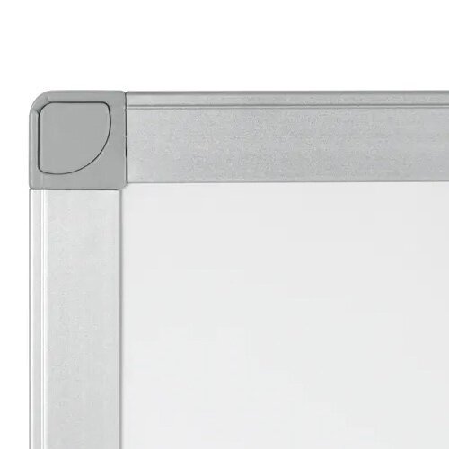 Q-Connect Drywipe Board with Aluminium Trim. Non-magnetic