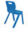 Titan One Piece School Chair Size 2 310mm Blue Pack of 10 Additional Image 1