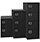 2-Drawer, 3-Drawer, 4-Drawer Filing Cabinets Black Jemini By Bisley