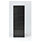4-Drawer Filing Cabinet Black Jemini By Bisley: Front View