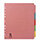 Extra Wide Subject Divider Multi-Punched A4 5-Part Assorted Colours Q-Connect Additional Image 3