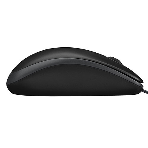 Logitech B100 Corded Optical Mouse USB Black 910-003357