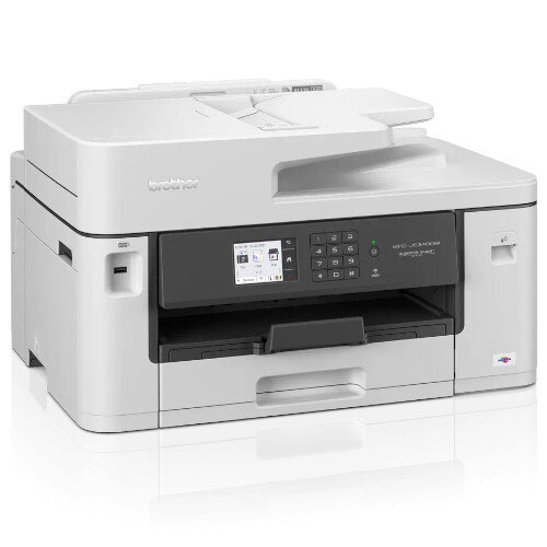 Brother MFCJ5340DW Inkjet Multifunctional Printer A4 and A3 Print - Print, Scan, Copy - iPrint, AirPrint, WiFi Direct, Wireless, Network, USB - White - Side