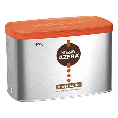 Nescafe Azera Americano Instant Coffee 500g, Instant Coffee Granules, Just Add Hot Boiled Water, Approx. 250 cups of Delicious Black Coffee (Pack of 1)