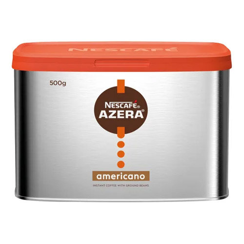 Nescafe Azera Americano Instant Coffee 500g, Instant Coffee Granules, Just Add Hot Boiled Water, Approx. 250 cups of Delicious Black Coffee (Pack of 1)