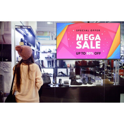 Newline 98" 4K Digital Signage Display Android - 1mm Ultra-thin Bezel & High Screen Display Ratio