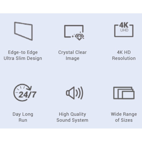 Newline 65" 4K Digital Signage Display Android - Main Features