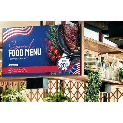 Newline 65" 4K Digital Signage Display Android - Smart Auto Power Management