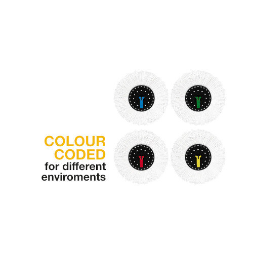 Spin Mop Papa Replacement Blue Mop Head - Durable Cleaning Solution Additional Image 2