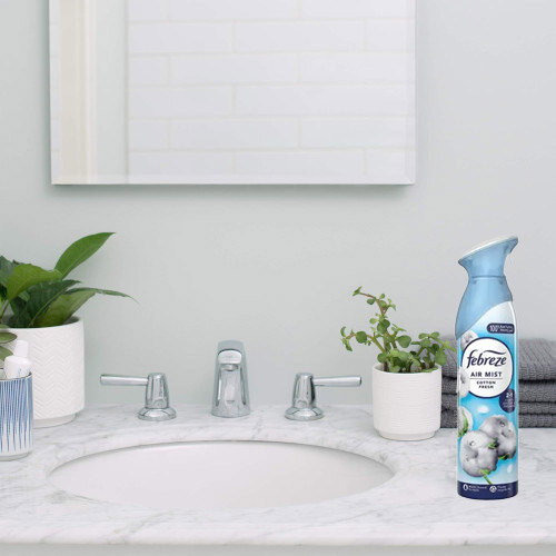 Febreze Air Freshener Spray Cotton Fresh 185ml C008326 - On Sink
