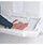 Rubbermaid PLAT Horizontal Baby Changing Station Platinum Additional Image 5