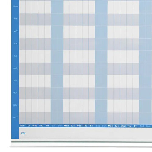 Sasco Perpetual Magnetic Year Planner W855 x H630mm 2400001 