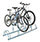 Cycle Rack for 5 Cycles Zinc Plated Grey 320077 Additional Image 1