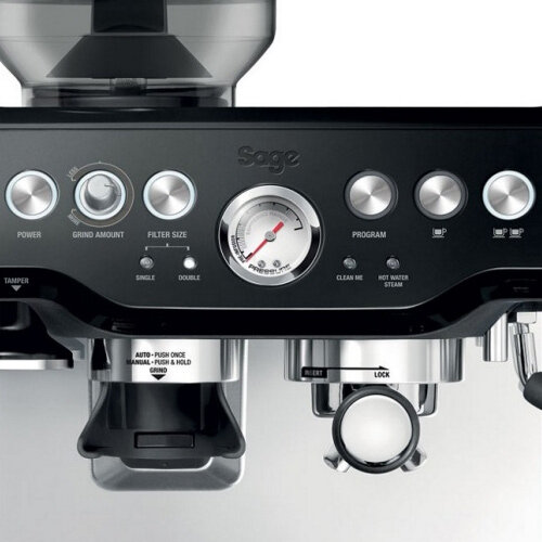 Sage The Barista Express Coffee Machine with Integrated Grinder Black Sesame Hunt Office Ireland