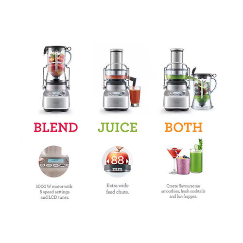 Sage The 3x Bluicer Pro Blender | SJB815BSS2GUK1 | Brushed Stainless Steel Additional Image 9