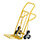 Heavy Duty Stairclimbing Sack Truck Yellow 200kg Capacity Tubular Steel Construction