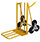 Heavy Duty Stairclimbing Sack Truck Yellow 200kg Capacity Tubular Steel Construction