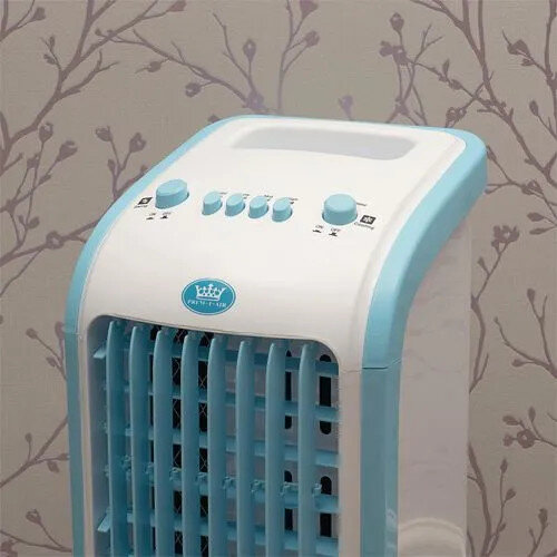 Portable Office Evaporative 3 Speed Air Cooler with 2 Ice Packs Small
