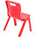 Titan One Piece Classroom Chair Size 1 260mm Seat Height (Ages: 3-4 Years) Red T1-R - 20 Year Guarantee Additional Image 3