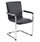 6 Person Boardroom Bundle: Black Leather Look Armchair