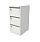 Jemini 3 Drawer Filing Cabinet 470x622x1016mm White KF78707