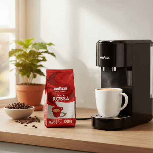 Lavazza Qualita Rossa Coffee Beans - 1kg Bag, Rich and Full-Bodied Flavour