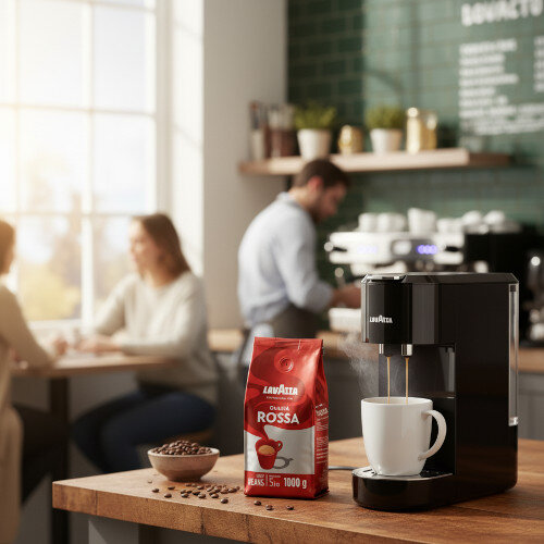 Lavazza Qualita Rossa Coffee Beans - 1kg Bag, Rich and Full-Bodied Flavour