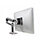 Ergotron LX Desk Mount LCD Arm - Mounting kit (articulating arm, desk clamp mount, grommet mount, extension brackets) for LCD display - aluminium - polished aluminium - screen size: up to 32"