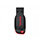 SanDisk Cruzer Blade - USB flash drive - 64 GB - USB 2.0 - black, red