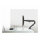 NewStar FPMA-D650 - Desk mount for LCD display (full-motion) - black - screen size: 17"-27" - clamp mountable, grommet