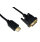 Cables Direct 1.8m HDMI-DVI-D 2 m Black
