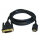 Cables Direct 1.8m HDMI-DVI-D 2 m Black