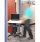 Ergotron WorkFit-C, Single LD Sit-Stand Workstation Black, Grey Multimedia cart