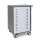 Ergotron DM40-2009-3 portable device management cart/cabinet Freestanding Silver