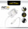 OtterBox UK Wall Charger 20W - 1X USB-C 20W USB-PD + USB C-Lightning Cable 1m, Cloud Dust White