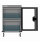 Manhattan Charging Cabinet/Cart via USB-C x32 Devices, Trolley, Power Delivery 18W per port (576W total), Suitable for iPads/other tablets/chromebooks up to 15.6", Bays 380x30x280mm, Device charging cables not included, Lockable (PIN code), EU &amp; 
