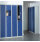 Bisley lockers with 6 doors 457mm deep - grey