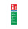 Safety Sign Fire Extinguisher Dry Powder 300x100mm PVC FR02625R